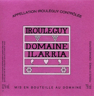 picture of Domaine Ilarria rose label