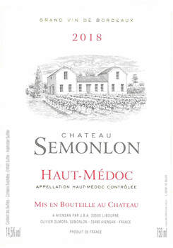Picture of Semonlon Haut Medoc label