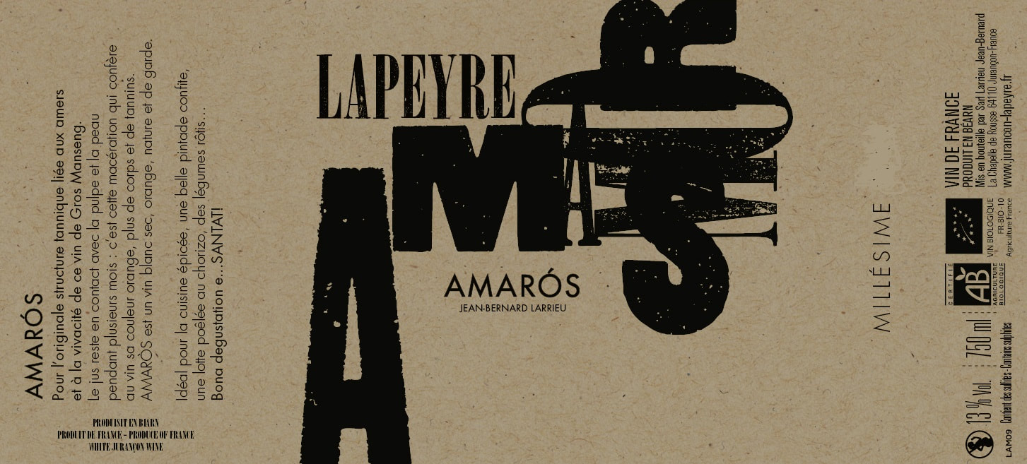 Picture of Lapeyre Amaros  label